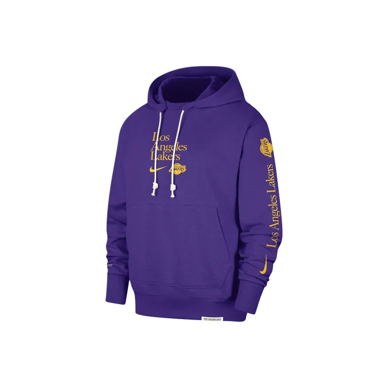Nike Los Angeles Lakers Standard Issue Courtside Men's Nike Dri FIT Nba Hoodie-0