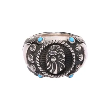 A BATHING APE Black Madface Navajo Ring