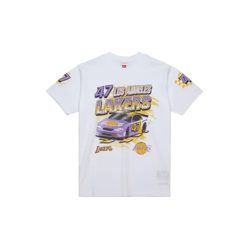 Mitchell & Ness x NBA Los Angeles Lakers T Shirt Men's White