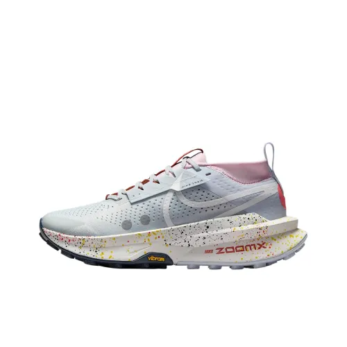 Nike ZoomX Zegama Trail 2 Pure Platinum Football Grey Pink Foam White Women's