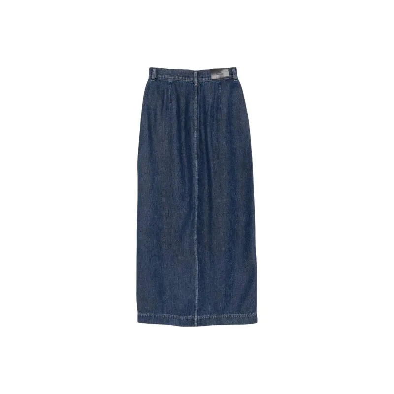 SEVEN Denim Long Skirts Women's Blue-1