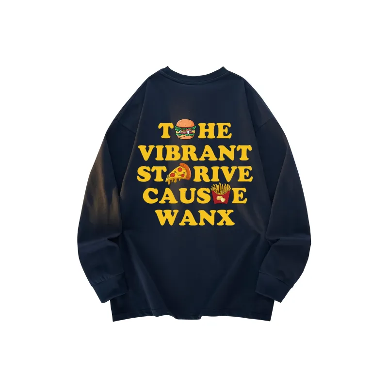 WANX Long Sleeved T Shirts Unisex-5