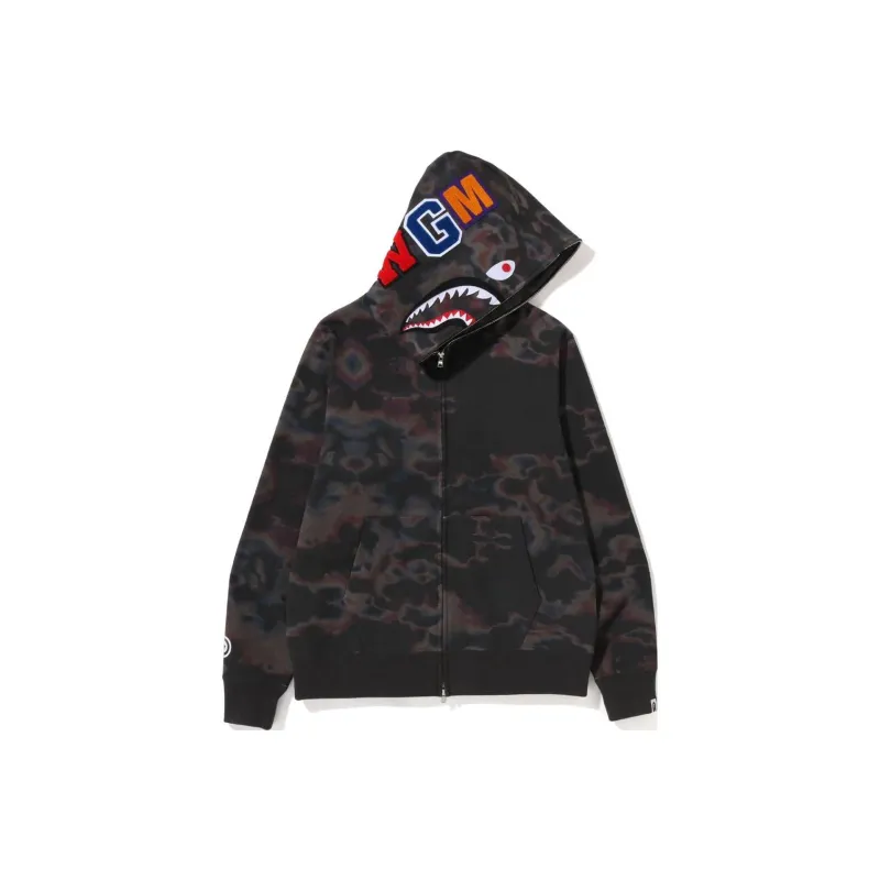 Bape Thermography Shark Full Zip Hoodie-0
