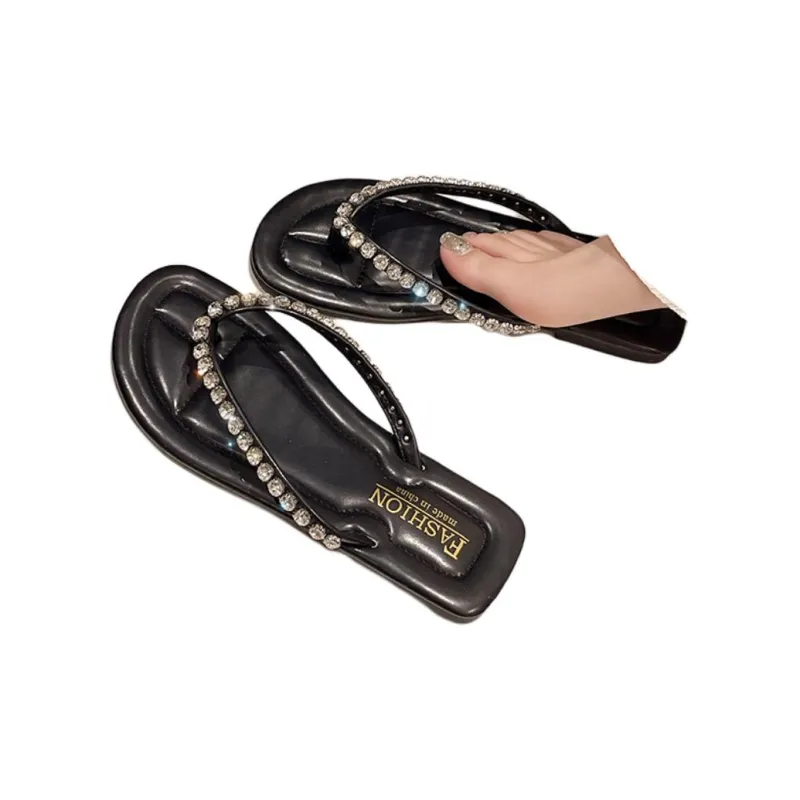 ALPLUME Slippers Ecru Silver Black-14