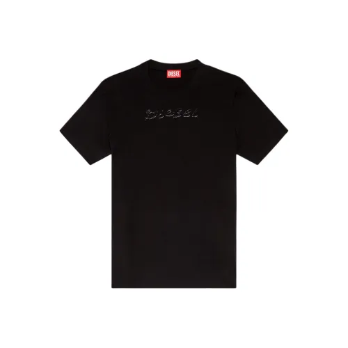 DIESEL T Madjust K2 Logo Detailed Crewneck T Shirt