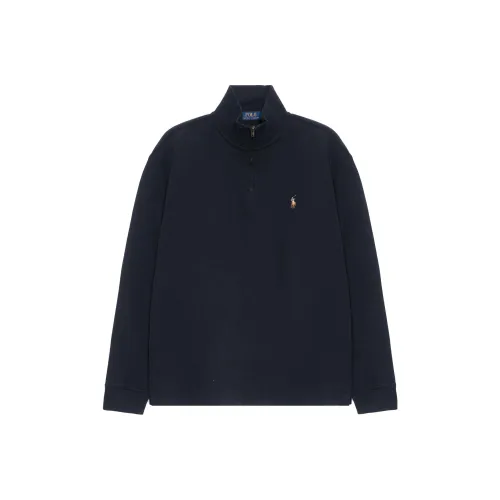 Polo Ralph Lauren Half zip Logo Embroidered Sweatshirt