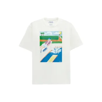 ZARA T Shirts Men White