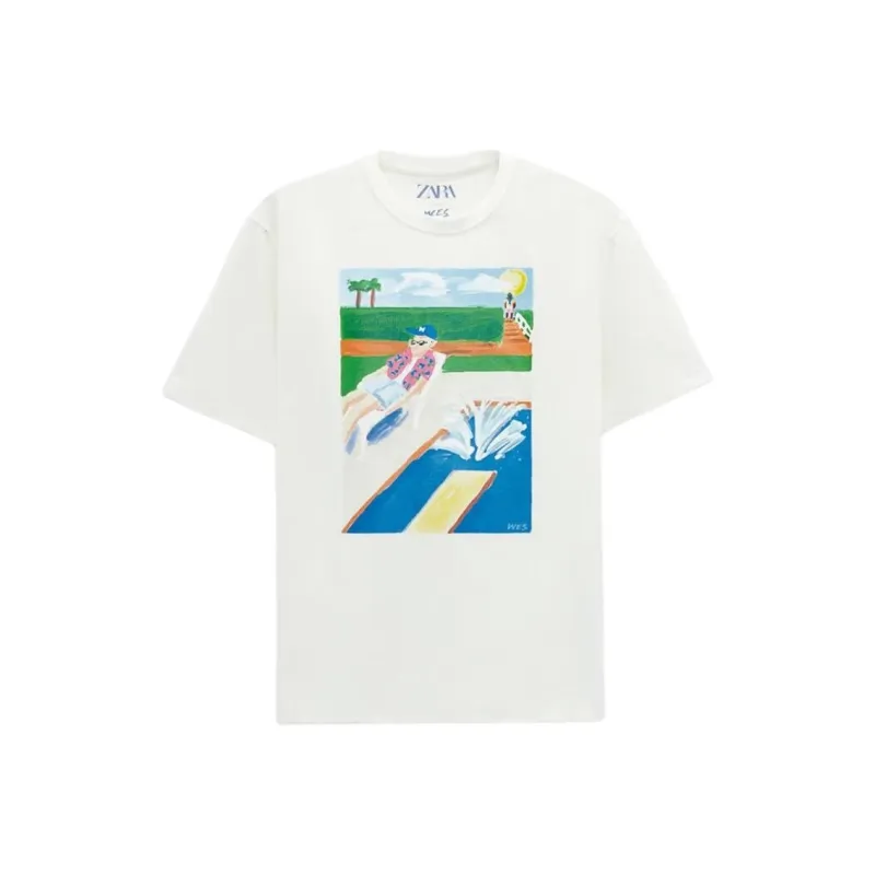 ZARA T Shirts Men White-0