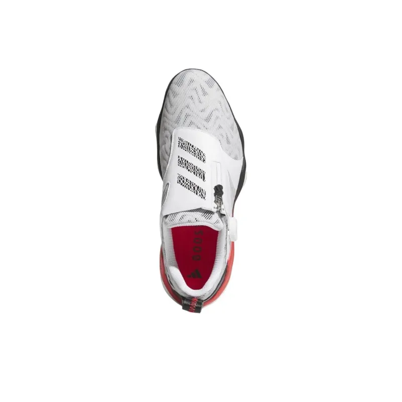 Adidas CODECHAOS 25 Slip Resistant And Breathable Low Top Golf Shoes Men's White Gray-3