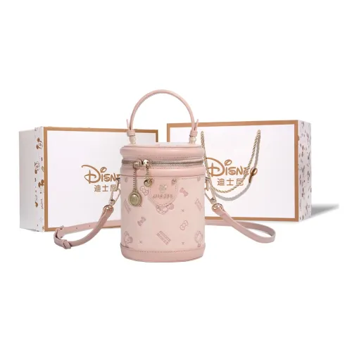 Disney Minnie Series PU Bucket Bag, Shoulder Bag, Crossbody Bag, Handbag Women's Pink