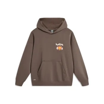 LiNing Badfive Sweatshirt Unisex Charcoal Brown