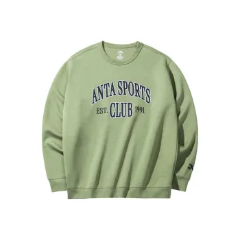 Anta Life Collection Sweatshirt Men's Gray Pea Green
