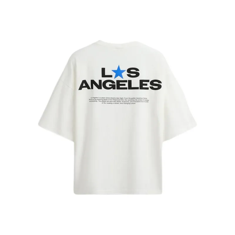 ZARA T Shirts Men White-1