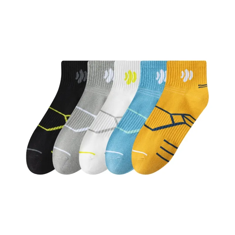 FAIRWHALE Mid Calf Socks Unisex 5 Pack-20