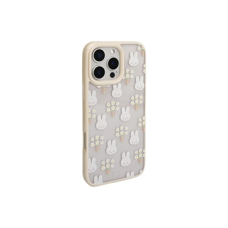 Sopi Acrylic Material All Over Bouquet Usahana Phone Cases Compatible With IPhone 16/15 Pro Max/Apple 13/14 Pro/Max-1