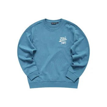 FILA FUSION BASEBALL Series Sweatshirt Men's Elsa Blue