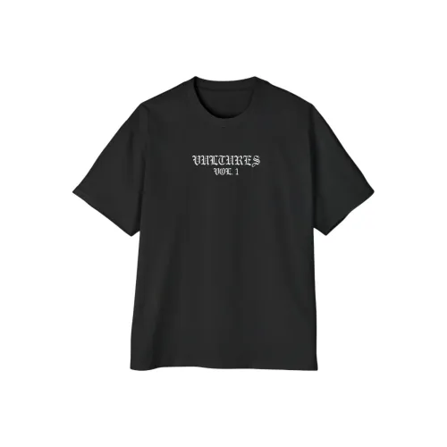 YEEZY VULTURES Album Peripheral Series T Shirts Unisex Black