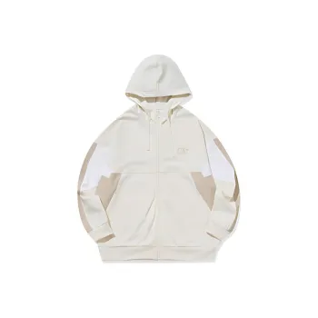 QIAODAN Sweatshirt Men's Cream White/Birch Wood
