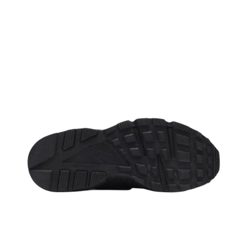 Nike Air Huarache Run Low Top Running Shoes Unisex Black-3