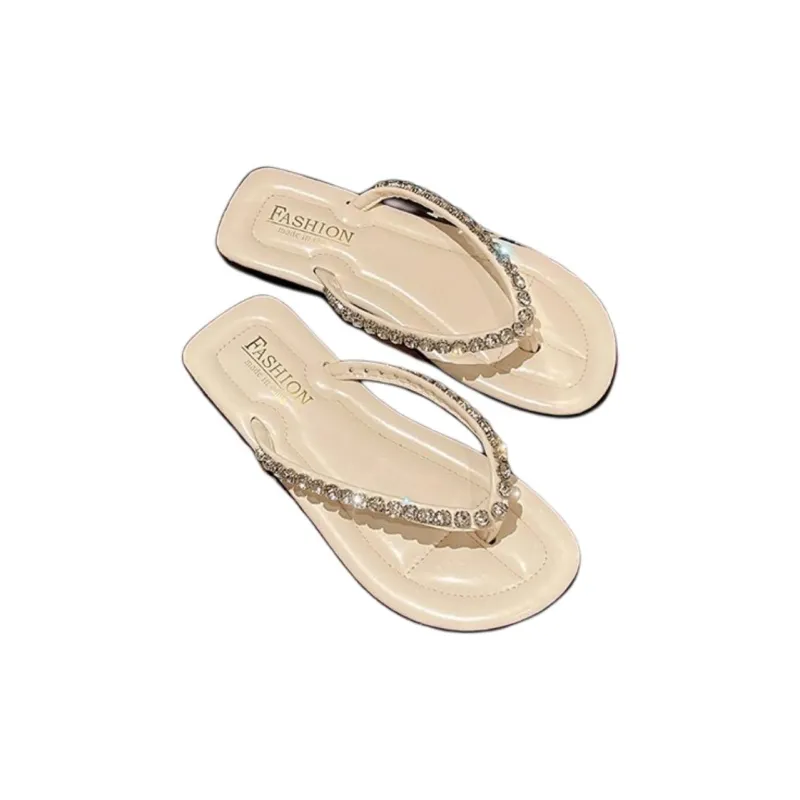 ALPLUME Slippers Ecru Silver Black-4