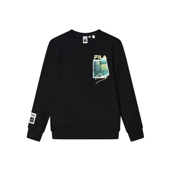 FILA Van Gogh Museum 2.0 Sweatshirts Men Jet Black