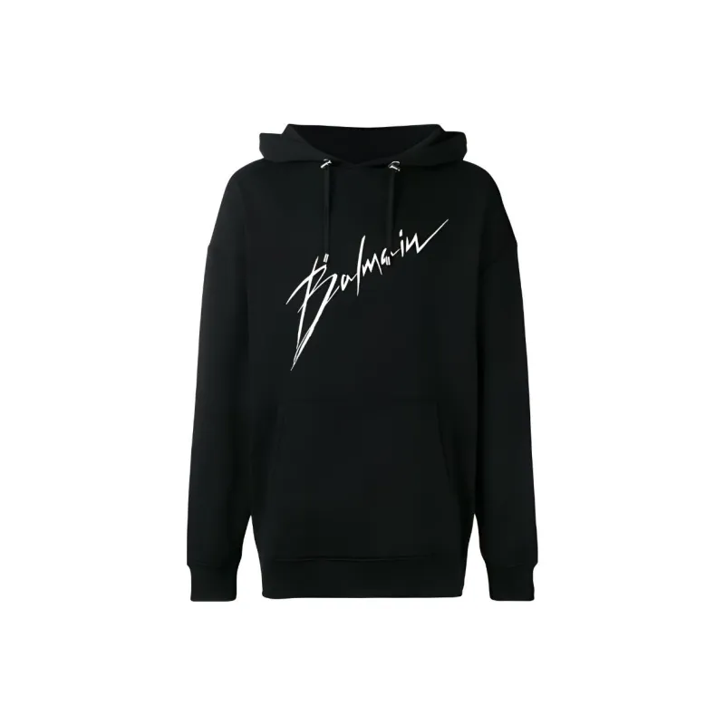 BALMAIN Sweatshirts Men Black-0