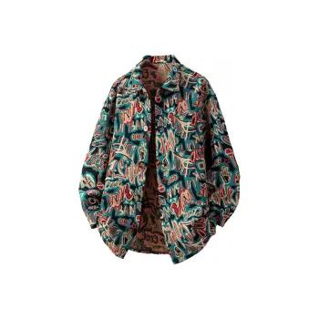 SOLIDITY Jackets Coats Unisex Yarn Dyed Woven Jacquard