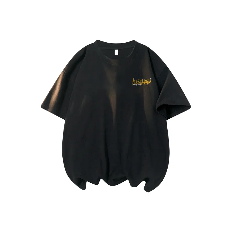 MXDT T Shirt Unisex Black Yellow Embroidery Upgraded-63
