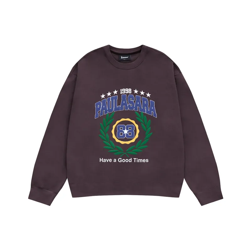 PAULASARA Fleece Crew Neck Sweatshirt Unisex-2