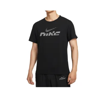 Nike Miler Flash T Shirt Men's Black