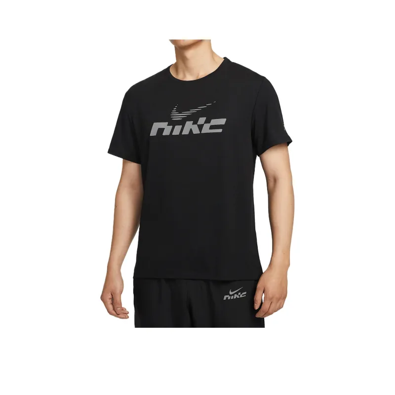Nike Miler Flash T Shirt Men's Black-0