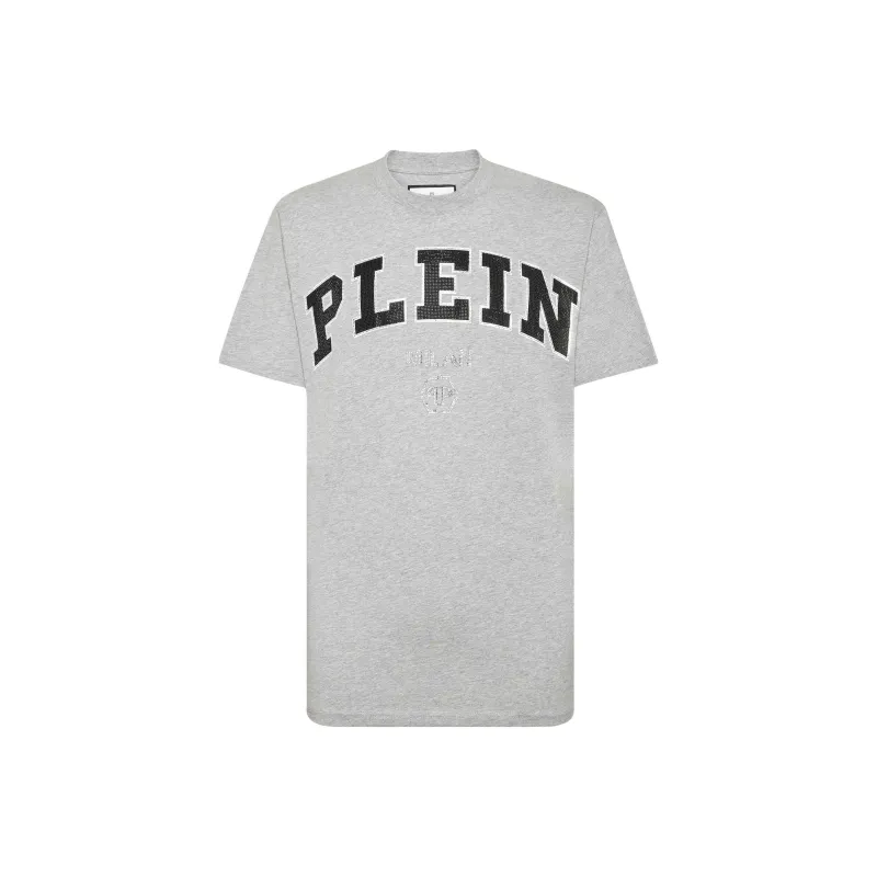 PHILIPP PLEIN College Round Neck Ss T Shirt-0