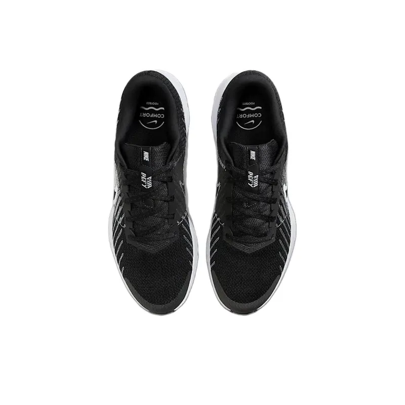 Nike Anti Slip Wear Resistant Low Top Casual Running Shoes Men's Black-3