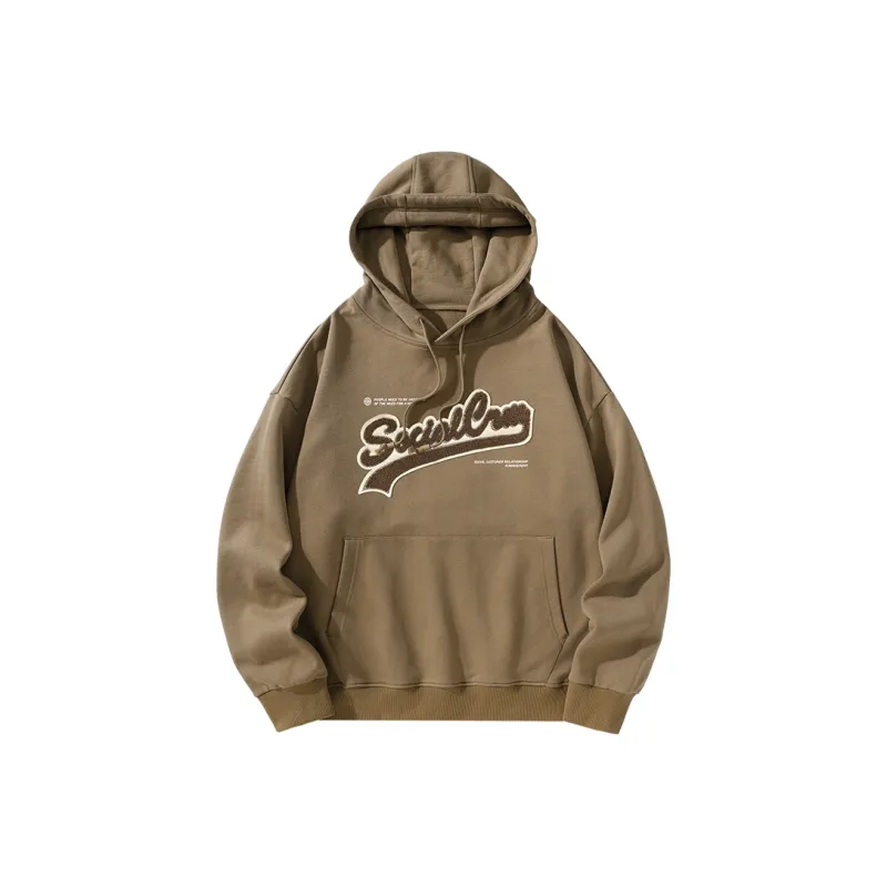 SCRM Hooded Loose Fit Sweatshirt Spring And Autumn Unisex-8