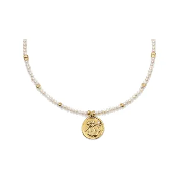 Goossens Astro Virgo Pearls Necklace