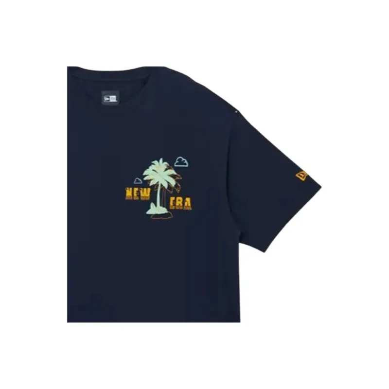 New Era SS22 T Shirt Unisex Navy Blue-2