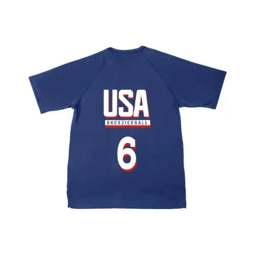 BKCXZICE Running Fitness Quick Dry Crew Neck Loose Fit American Sports T Shirt Men's
