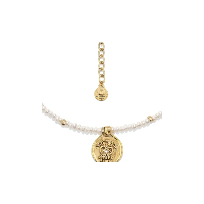 Goossens Astro Capricorn Pearls Necklace-2