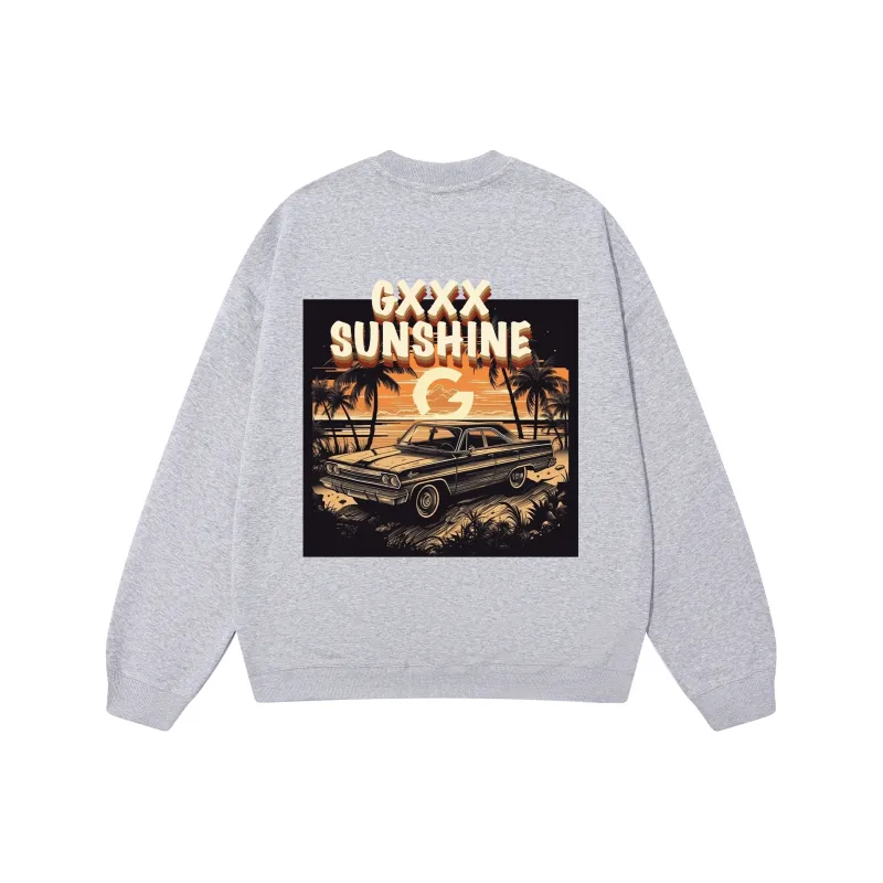 GXXX Pullover Crew Neck Sweatshirt Unisex-4