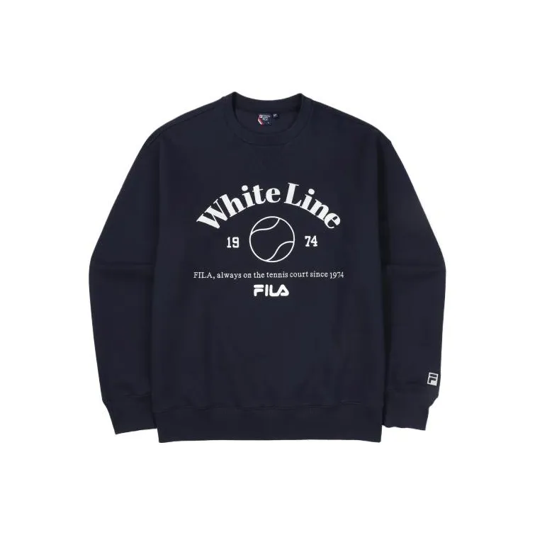 FILA Sweatshirts Unisex Marine Blue-0