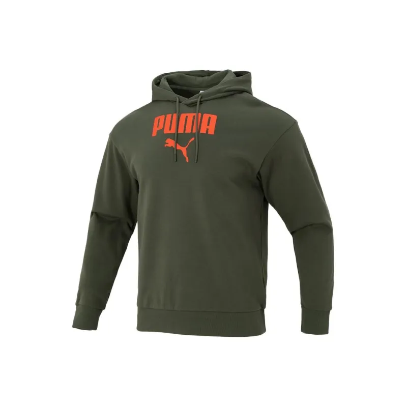 PUMA Sweatshirt Unisex Olive Green-0