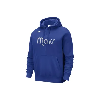 Nike Nba Dallas Mavericks Courtside Fleece Pullover Hoodie