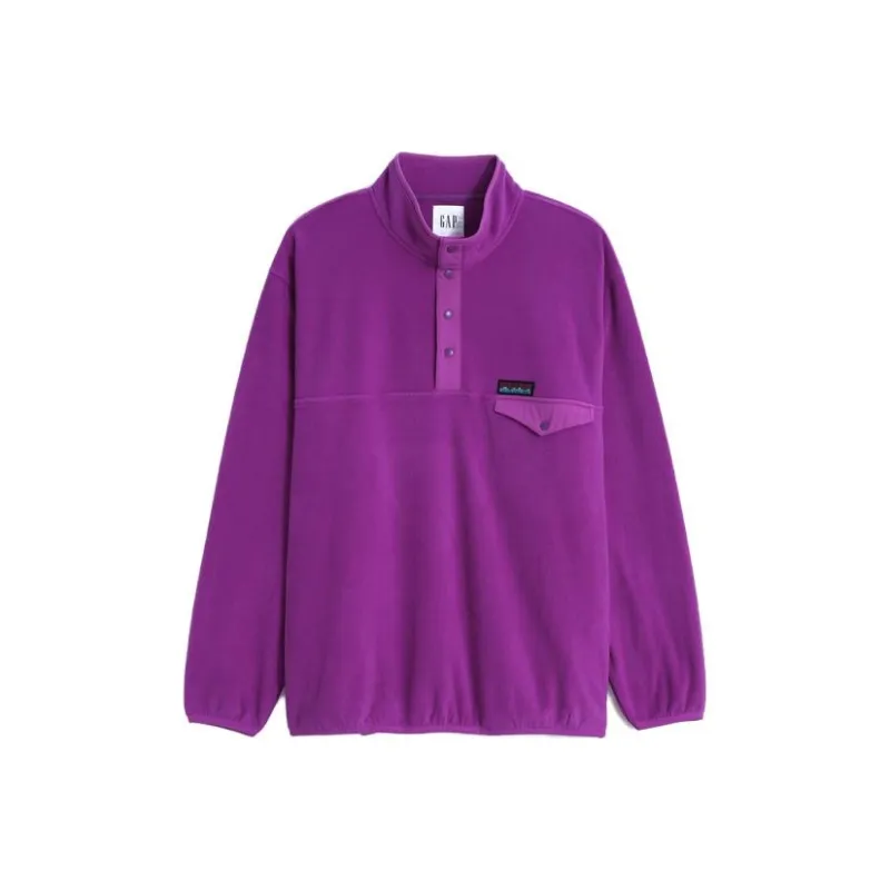 GAP Sweatshirts Unisex Purple-0