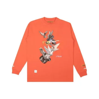 HERON PRESTON Oversized Magician Ctnmb Embroidered L/S T Shirt