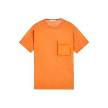 STONE ISLAND T Shirt Men's Orange