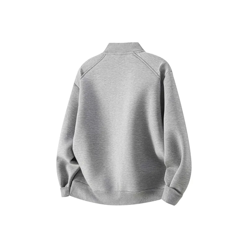 FASTFISH Baseball Jacket Unisex Gray-1