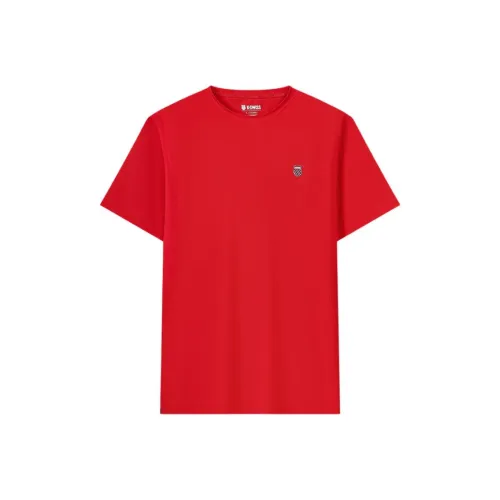 K·SWISS T Shirts Men Rose Red