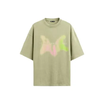 ZARA T Shirts Men Green