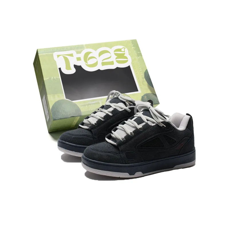 T628 Non slip Lightweight Low Top Skateboard Shoes Unisex-33