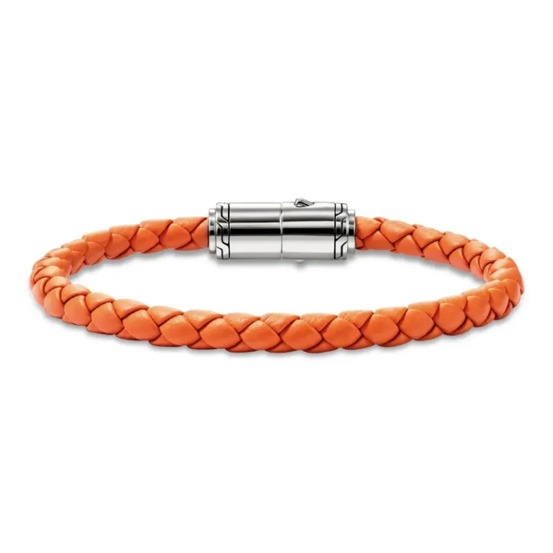 John Hardy Braided Leather Bracelet-1